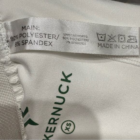 Tuckernuck Cream Pleated Logo Mini Skirt Tennis‎ Golf- Xs - Picture 6 of 8